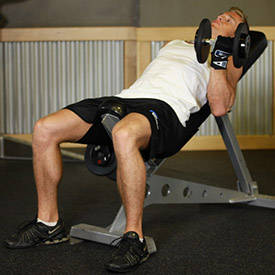 Incline Dumbbell Curl
