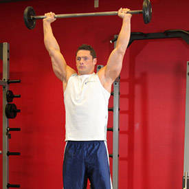 Standing Barbell Press