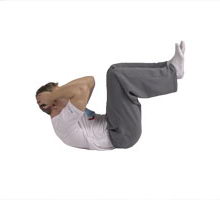 crunches with knees up
