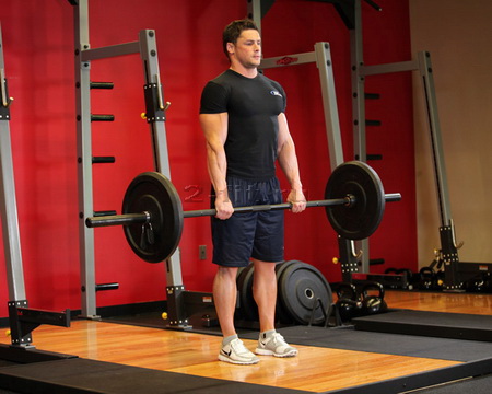 Stiff-Legged Barbell Deadlift